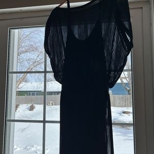 Bordeaux Black almost Maxi Dress Size XS